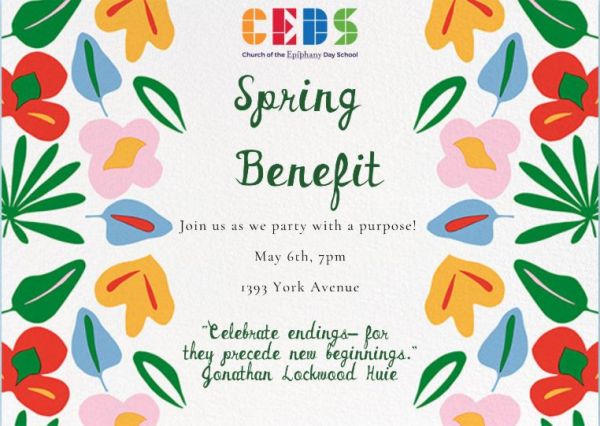 Church of the Epiphany Day School Spring Benefit - Save the Date!